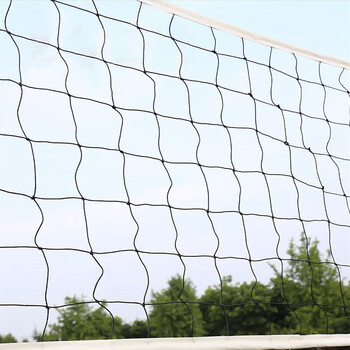 英辉（INVUI）排球网便携室内外涤纶标准比赛训练四包边带钢丝排球网 9.5m*1m