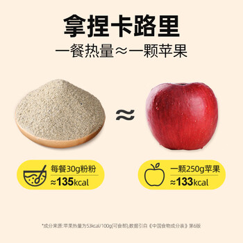 燕之坊黑芝麻糊米糊500g核桃芝麻黑豆粉五黑营养早餐冲饮即食速食代餐粉