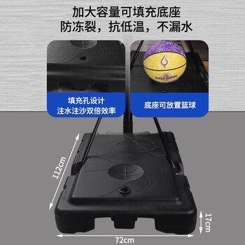 健伦【当/次日达】青少年成人移动升降篮球架儿童篮球框室内