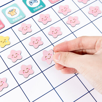 得力（deli）60*40cm成长自律表学生幼儿园奖励贴纸积分好习惯养成课程表学习每日打卡生日礼物开学文具男女孩
