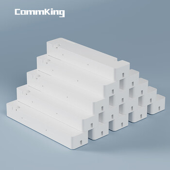 通信汪（CommKing）皮线光缆保护盒方形 固定热缩管保护壳光纤皮线尾纤熔接保护套 方形/10个 CKFPB-2T