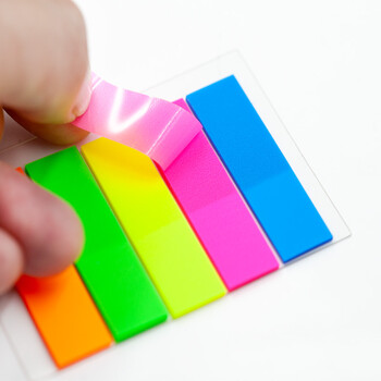 马培德(Maped)透明荧光指示贴 学习索引贴 透明不覆盖文字 彩色分类便利贴 办公小助手 760010AA【100枚/袋】 马培德(Maped)透明荧光指示贴 学习索引贴 透明不覆盖文字 彩色分类便利贴 办公小助手 760010AA【100枚/袋】