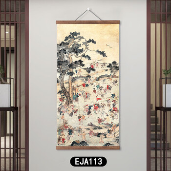 百子图挂画价格报价行情- 京东