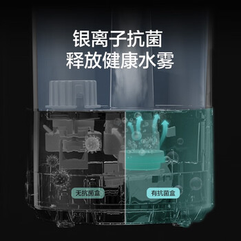 格力（GREE）加湿器 4升大容量 上加水 低噪 智能恒湿 家用婴儿 高出雾 办公室 卧室空气加湿器(SCK-40X71)