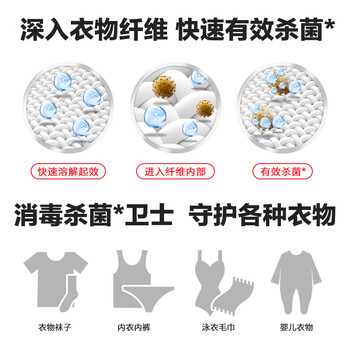 威露士衣物消毒液1.6L 内衣裤袜子除菌液 杀菌99.9% 除螨 可配洗衣液用 威露士衣物消毒液1.6L 内衣裤袜子除菌液 杀菌99.9% 除螨 可配洗衣液用