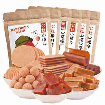 沂蒙公社山楂组合1415g6袋装山楂制品蜜饯果干休闲食品