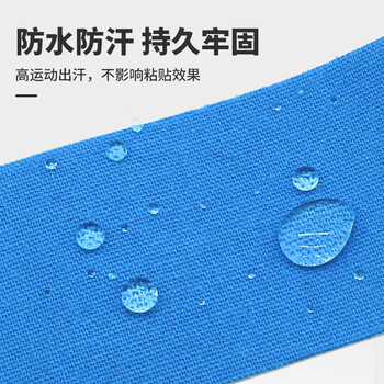 LP预免裁剪运动肌肉贴布膝盖脚踝马拉松羽毛球肌内效胶带7010CK蓝色