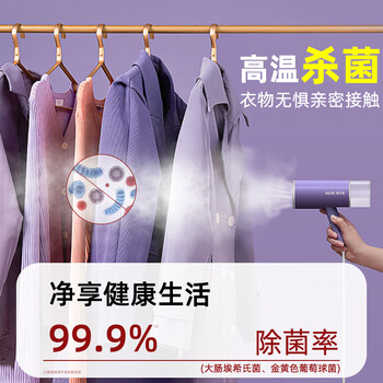 奥克斯(AUX)手持挂烫机熨斗家用小型便携式熨烫机蒸汽烫衣服神器可折叠差旅宿舍用 奥克斯(AUX)手持挂烫机熨斗家用小型便携式熨烫机蒸汽烫衣服神器可折叠差旅宿舍用