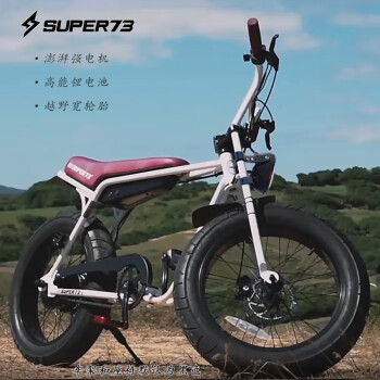爱撒图Super73 ZX电动自行车新国标可上绿牌代步助力越野潮流时尚电动车 ZX-A8电机-悦享版 13AH[上置电池](续航26KM左右)