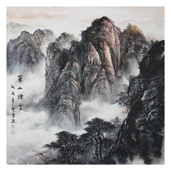 已结束06河南美协会员 李瑞峰《黄河颂》n626拍卖已结束06画家 韦