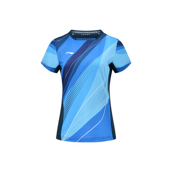 李宁（LI-NING）乒乓球服羽毛球服短袖透气国家队大赛服同款男女训练比赛服 S 