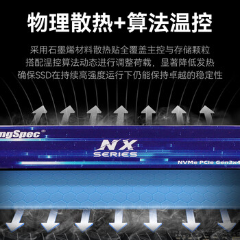 金胜维（KingSpec）512GB SSD固态硬盘M.2接口NVMe PCIe3.0 精选TLC颗粒 读速3500MB/s台式机笔记本通用AI PC存储配件