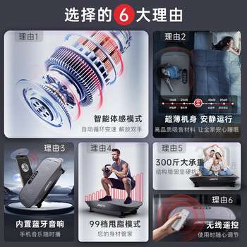 捷瑞特（JOROTO）美国甩脂机抖抖机律动机家用减重女神器材美人塑形 S2000智能款