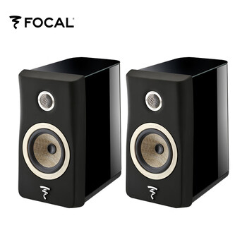 FOCAL the spirit of sound 劲浪音响 KANTA N1 无源音箱 hifi 2.0 家庭影院书架音箱一对 黑色