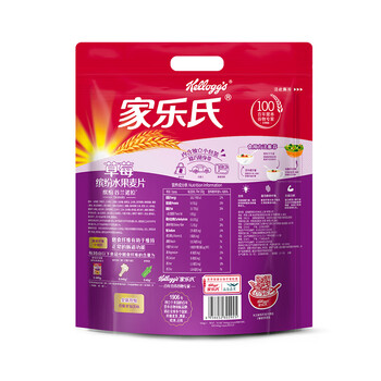 家乐氏谷兰诺拉草莓缤纷水果麦片独立小包装谷物脆早餐下午茶零食420g 家乐氏谷兰诺拉草莓缤纷水果麦片独立小包装谷物脆早餐下午茶零食420g