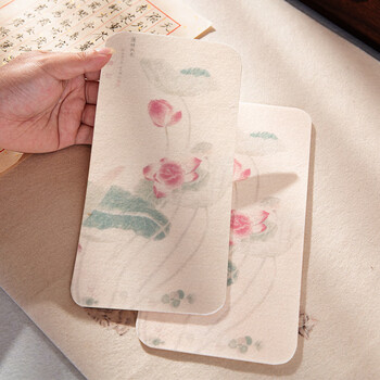 梅林笔庄羊毛毡垫臂垫臂搁书法书画专用手臂防脏垫创意彩绘手枕砚台垫练毛笔字垫书法垫蒲塘秋艳图小毛毡