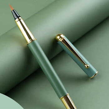 芬尚 钢笔式毛笔礼盒装 狼毫加健小楷毛笔软头笔可加墨可替换墨囊成人学生书法练字抄写经书临摹字帖用