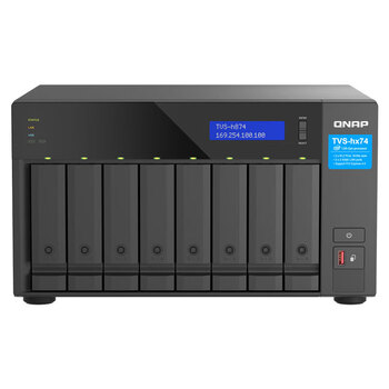 威联通（QNAP）TVS h874 Intel i5 六核心处理器八盘位32G内存 NAS桌面型文件网络智能云存储服务器私有云