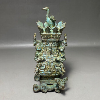 在庫あ通販「戰漢時期 青銅器彫 青銅馬上鷹擺件」青銅器 置物擺件 賞物 古美術 旧蔵出 その他