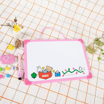 晨光（M&G）晨光(M&G)卡通小号挂式白板200*290mm小学生留言板涂鸦写字板颜色随机ADB98301单个装