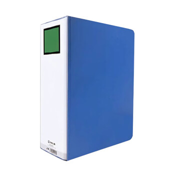 锦宫（KINGJIM）1478GS-2-B双开管式文件夹大容量资料册办公档案资料合同装订收纳 2个装 蓝色