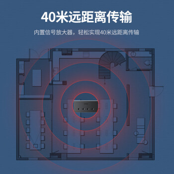 绿联（UGREEN）KVM切换器HDMI切屏四进一出4K60Hz 适用电脑笔记本显示器电视投影仪鼠标键盘USB打印机共享70439