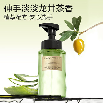 绽家蓝桉叶香氛泡沫洗手液250ml*2（茉莉+龙井）植物清洁洗手慕斯