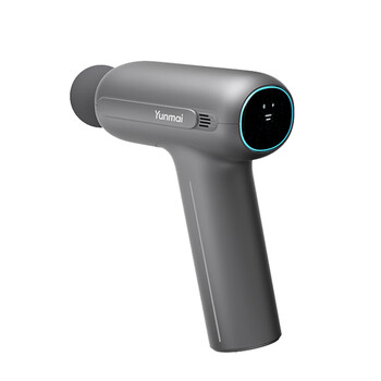 云麦专业级筋膜枪PB2S智能轻巧便携按摩枪深层肌肉放松颈膜器肌模枪按摩器按摩仪灰 运动健身推荐