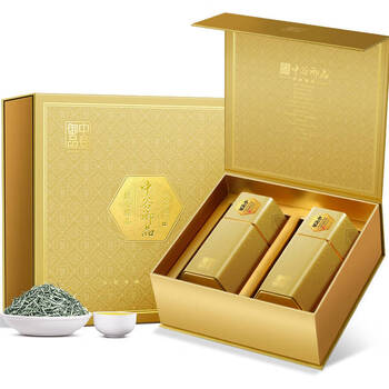 中谷御品茶叶特级信阳原产毛尖茶明前头采嫩芽新茶送礼茶叶礼盒250g