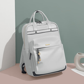 高尔夫（GOLF）双肩包女15英寸笔记本电脑包苹果华为背包商务出差旅行大学生书包