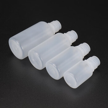 海斯迪克 眼药水瓶滴液瓶10ml半透明(10个/包) 色素分装瓶塑料防盗圈容量瓶 HK-132