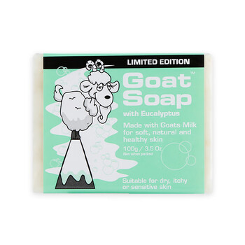 Goat Soap澳洲进口原味+坚果+桉叶+木瓜味羊奶皂100g | 洗手洁面沐浴皂