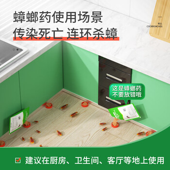 绿叶蟑螂粘板20片蟑螂药杀虫剂100克杀蛮蠊灭蟑螂
