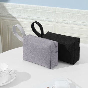 BUBM 数据线收纳包笔记本电脑电源线充电器耳机u盘数码配件收纳包鼠标收纳盒 黑色