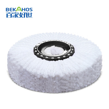 百家好世旋转拖把替换头31cm宽3个装通用纤维拖布吸水墩布 百家好世旋转拖把替换头31cm宽3个装通用纤维拖布吸水墩布