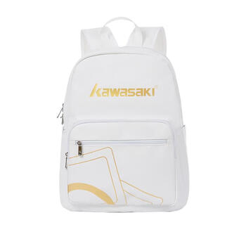 Kawasaki川崎羽毛球包双肩包运动背包休闲训练包B8223 冰川白 Kawasaki川崎羽毛球包双肩包运动背包休闲训练包B8223 冰川白