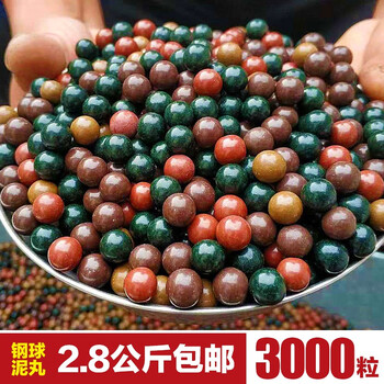 丙尤3000粒泥丸弹弓泥丸安全泥丸超硬陶瓷泥球弹珠陶丸弓粮10钢球9mm 泥丸500粒体验装【图片 价格 品牌 报价】-京东