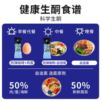 燃叫 白芸豆生酮防弹咖啡mct椰子油饱腹抗饿早晚代餐30g*7袋