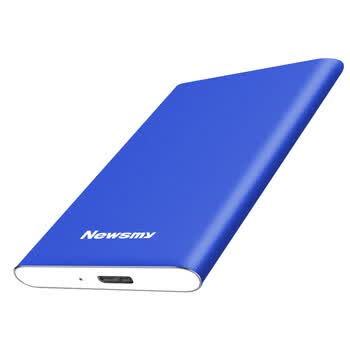 纽曼（Newsmy）500GB 移动硬盘机械 明月金属3.0 2.5英寸 宝石蓝 数据备份 稳定耐用 大U盘