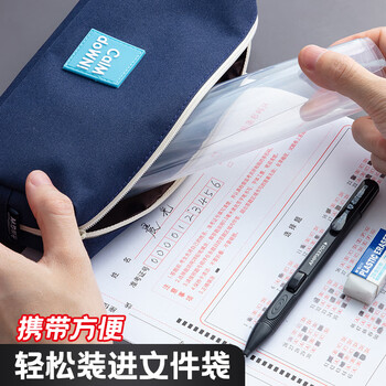 晨光(M&G)文具A4小学生考试垫板写字画画垫板软透明学习书桌垫考试专用中高考孔庙 ADB983R3