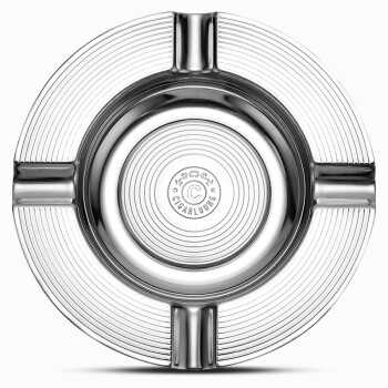 茄龙（CIGARLOONG）雪茄烟灰缸创意时尚家用客厅摆件烟槽不锈钢雪茄烟灰缸CL-2018 条形银色