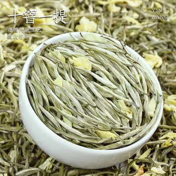 西湖说茉莉花茶银针浓香特级200g明前新茶嫩芽八窨罐装春茶叶端午节送礼