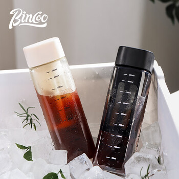 Bincoo躺平冷萃杯便携随行咖啡杯夏季冷萃壶冷泡杯子tritan水杯子