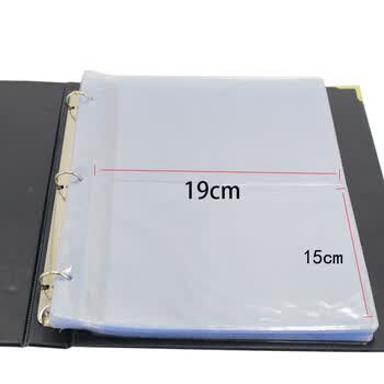 信发企业定制 中号19cm*15cm银行印鉴册 印鉴卡册可定做 可印字定做银行印鉴册