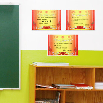 DSB（迪士比）A4奖状纸获奖证书中小学生表扬表彰教师通用荣誉证书加厚双胶纸 经典款50张/包80g50911