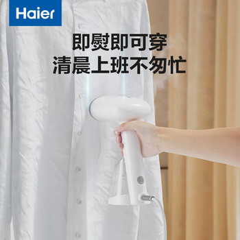 海尔（Haier）快出门Pro手持挂烫机23g/min爆炸蒸汽250ml升级拆卸水箱家用小型携式平价旅行熨衣机HY-GW2502W