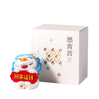 墨青言 神兽献瑞山海经镇尺 创意可爱吉祥物书房摆件镇纸 文房四宝书法文创摆件 MY712-2生日礼物