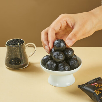 燕之坊0糖黑芝麻丸 独立小包装九蒸九晒儿童健康零食即食手工糕点81g