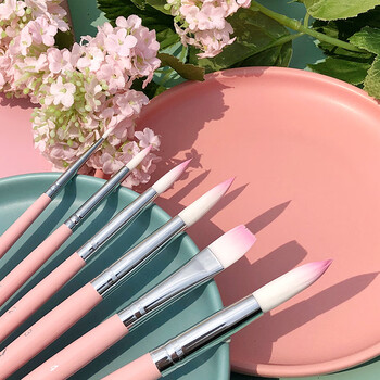 马蒂尼光芒水彩笔水粉画笔套装勾线铺色美术专用纤维毛粉色单支VR71-0