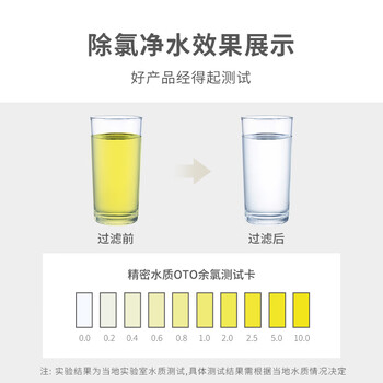 小质前置过滤器家用热水器净化器洗衣机水龙头自来水花洒滤水器美肤除氯沐浴淋浴室母婴净水器1机1芯
